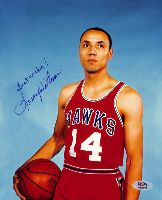 Lenny Wilkens HOF Signed/Inscribed 8x10 Photo Atlanta Hawks PSA/DNA 189055
