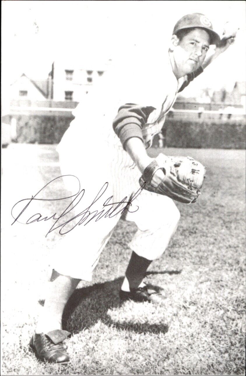 Paul Smith Chicago Cubs Signed/Autographed 3x5 Photo 179221