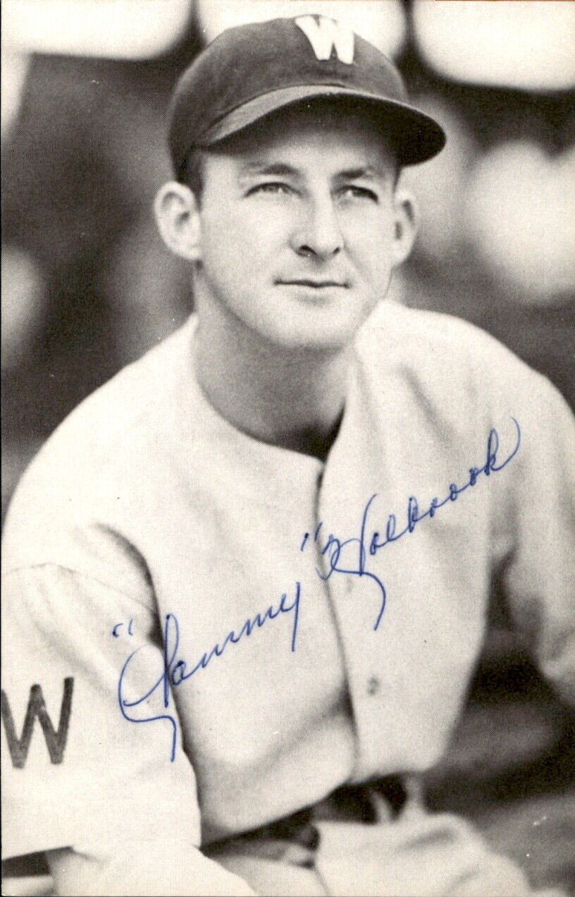 Sammy Holbrook Senators d. 1991 Signed/Autographed 3x5 Photo 178462