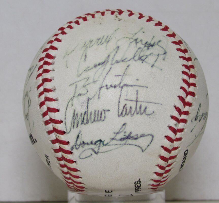 1991 Team Autographed by 23 Players Rawlings OEL Baseball Reading Phillies