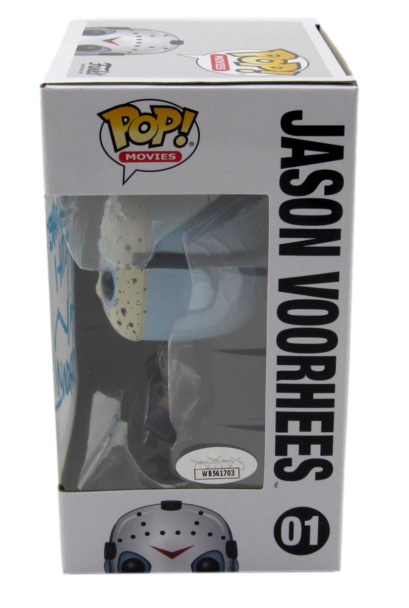 Ari Lehman Signed/Insc Funko Pop! #01 "Friday the 13th" Signed Blue JSA 190713