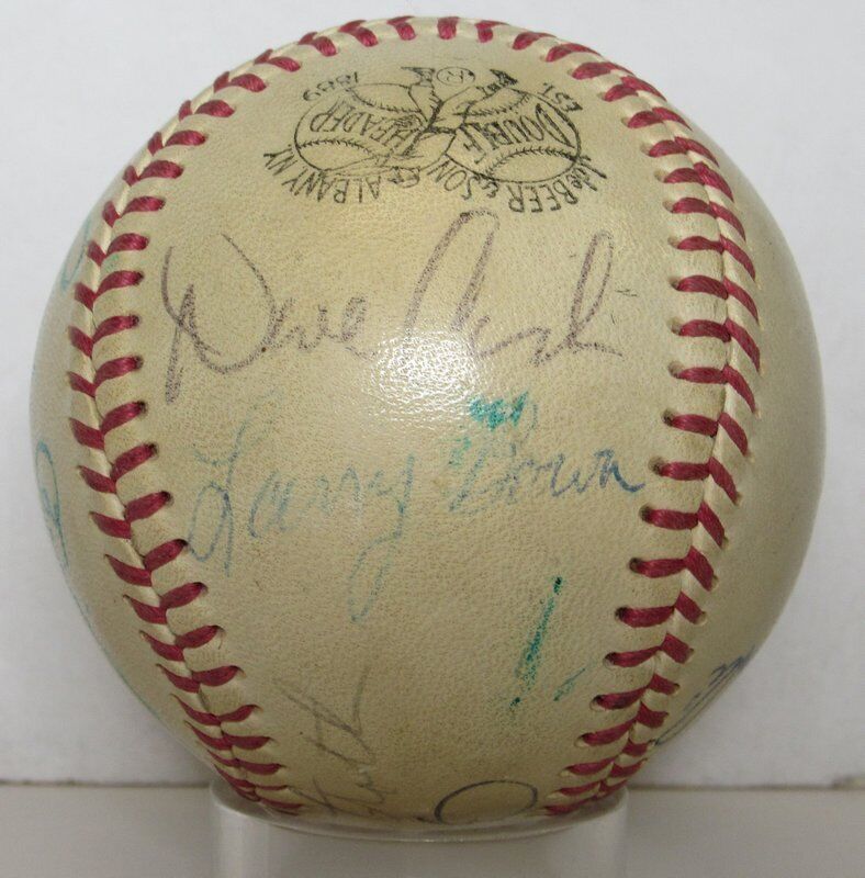 1970's Philadelphia Phillies Multi Signed Little League Baseball Bowa/Ozark