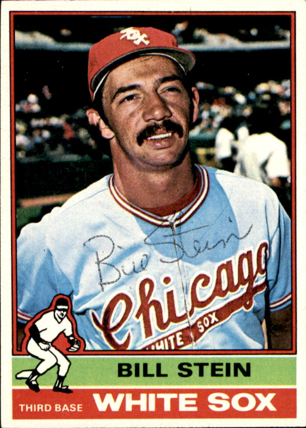 Bill Stein Autographed 1976 TOPPS Card #131 Chicago White Sox 183476