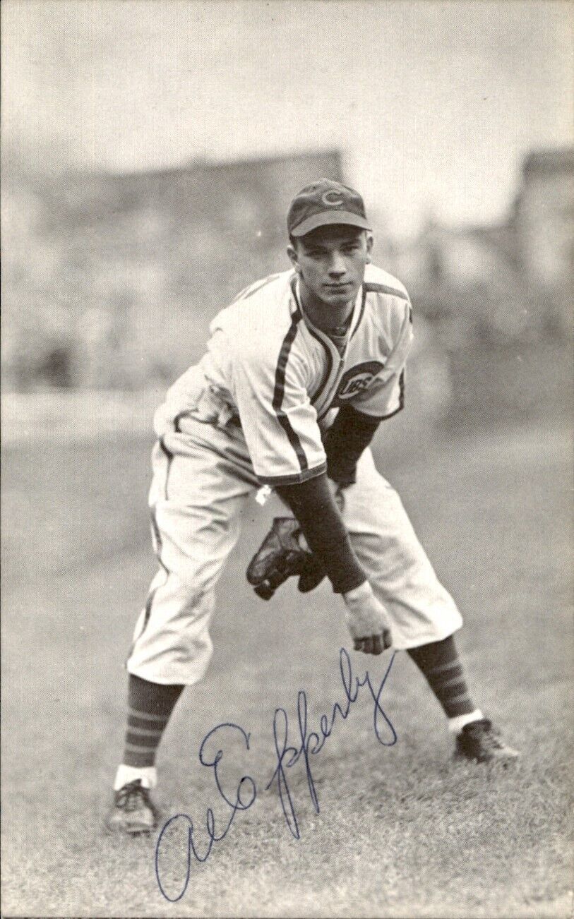 Al Epperly Chicago Cubs d. 2003 Signed/Auto 3x5 Photo 178211