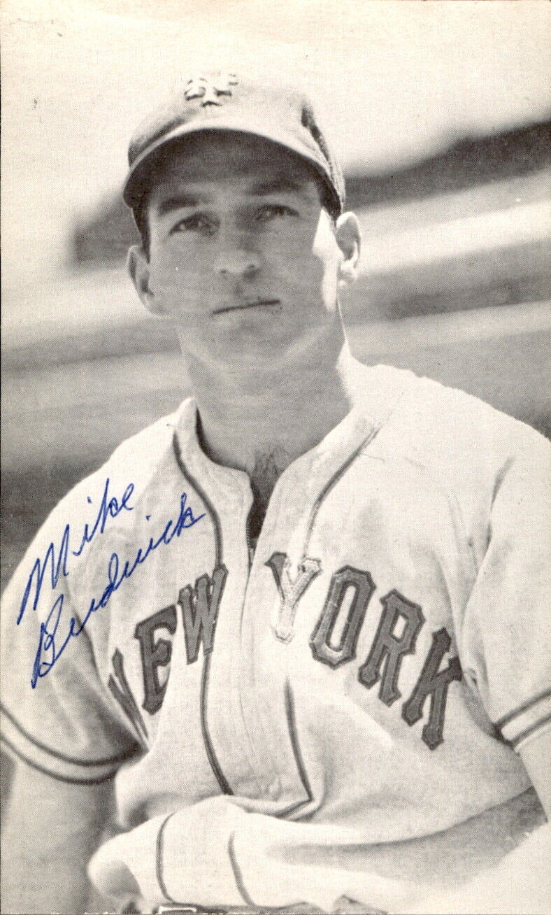 Mike Budnick NY Giants d. 1999 Signed/Autographed 3x5 Photo 177994
