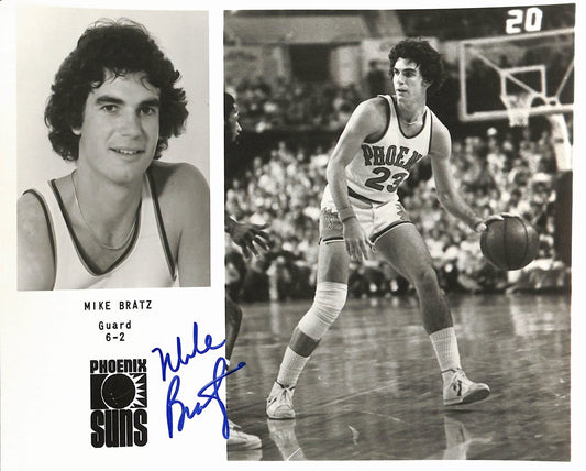 Mike Bratz Suns Vintage Team Issued Signed/Auto 8x10 Photo 189084