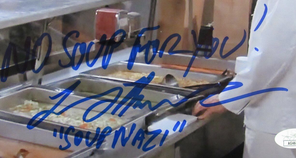 Larry Thomas SOUP NAZI Autographed/Inscribed 8x10 Photo "Seinfeld" JSA