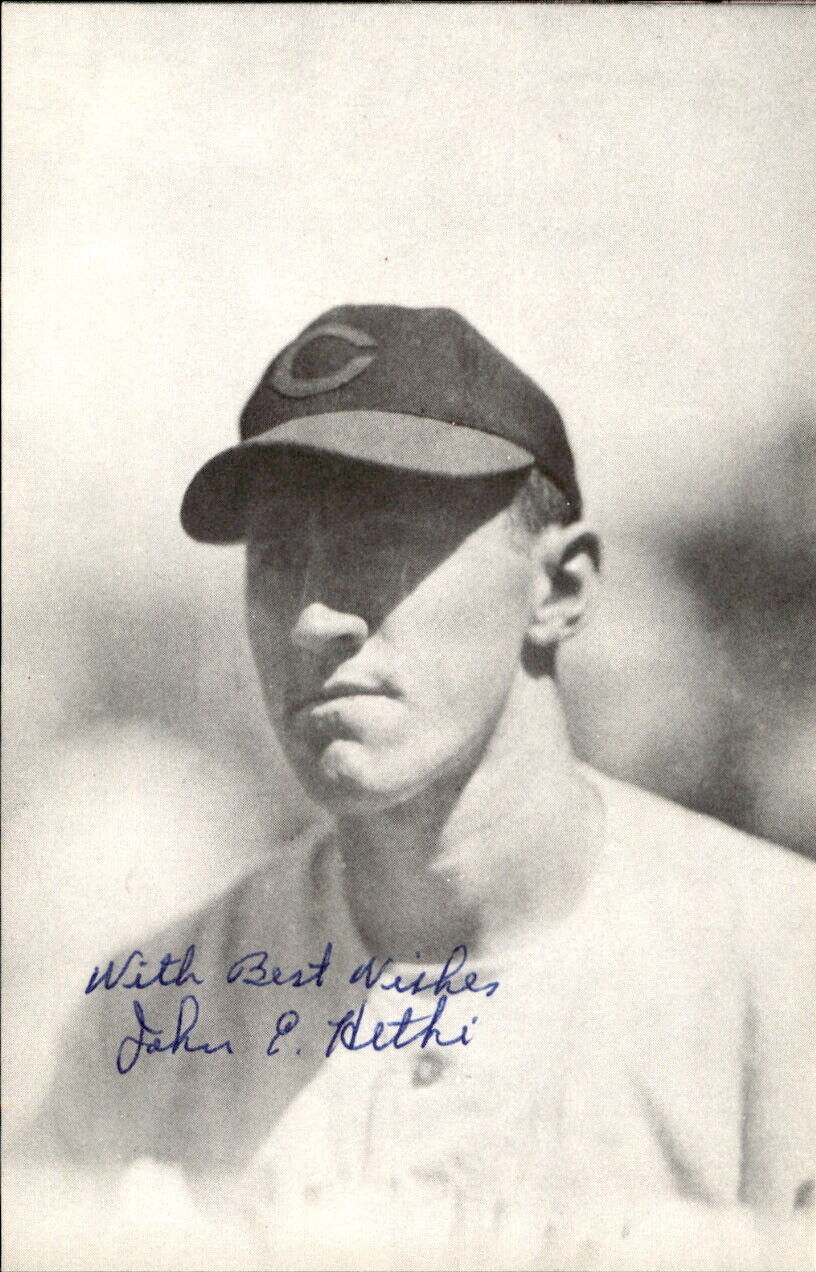 Johnny Hetki Cincinnati Reds Signed/Autographed 3x5 Photo 178453