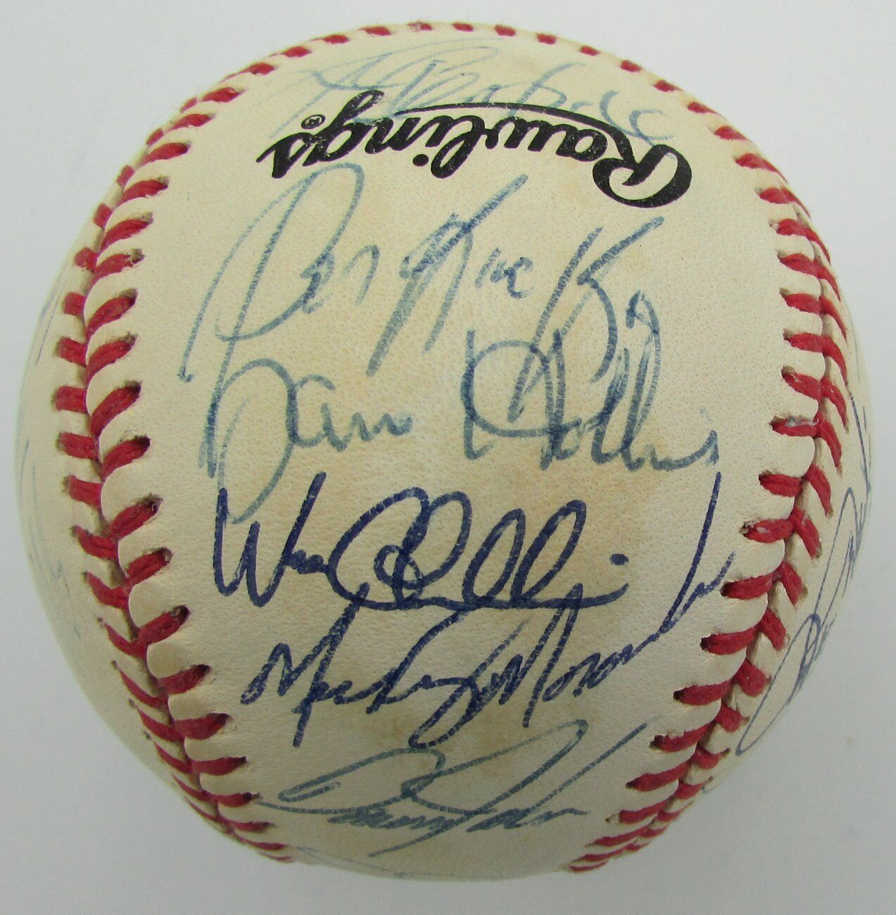 1993 Phillies Team Multi-Signed (25) Rawlings ONL Baseball 155247