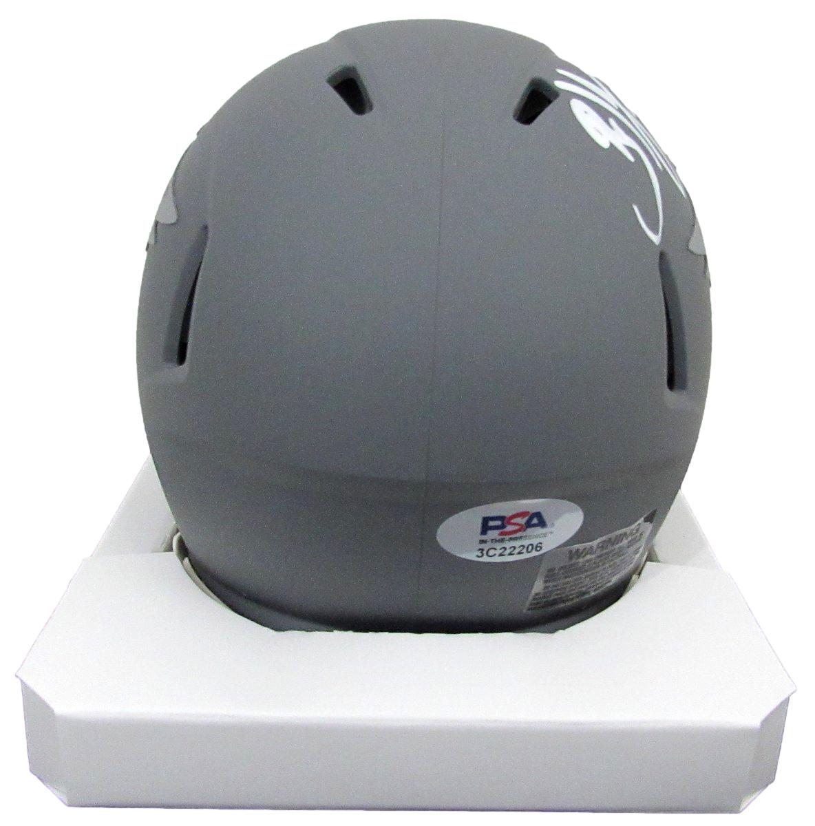 Brian Dawkins HOF Signed/Autographed Eagles Slate Mini Helmet PSA/DNA 190728