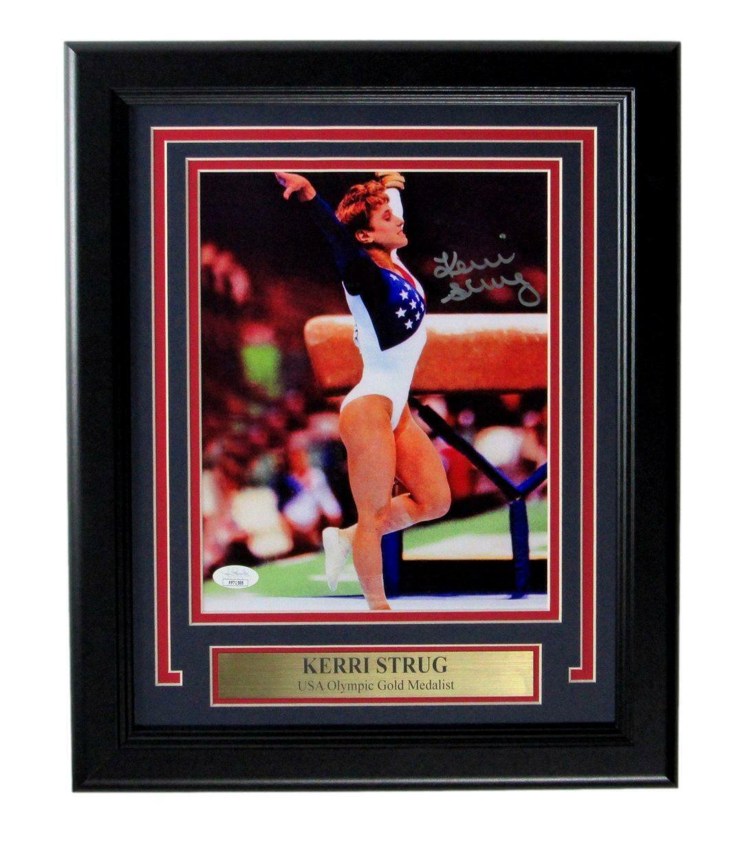 Kerri Strug US Olympic Gold Medalist Signed/Auto 8x10 Photo Framed JSA 164437