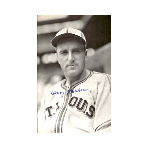 Denny Galehouse Browns d. 1998 Signed/Autographed 3x5 Photo 178240