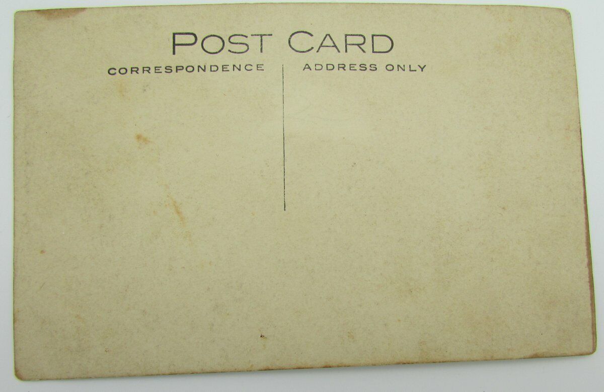 Vintage Postcard with a picture of 2 football players in old uniforms 140082