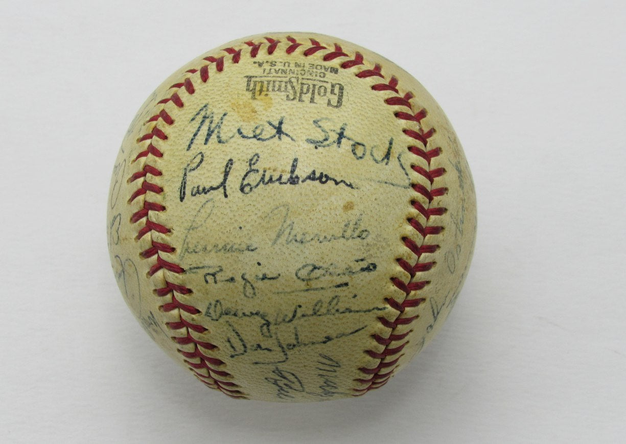 1945 NL Champion Cubs Team signed by 22 OL Baseball Grimm Hack Pafko 184932