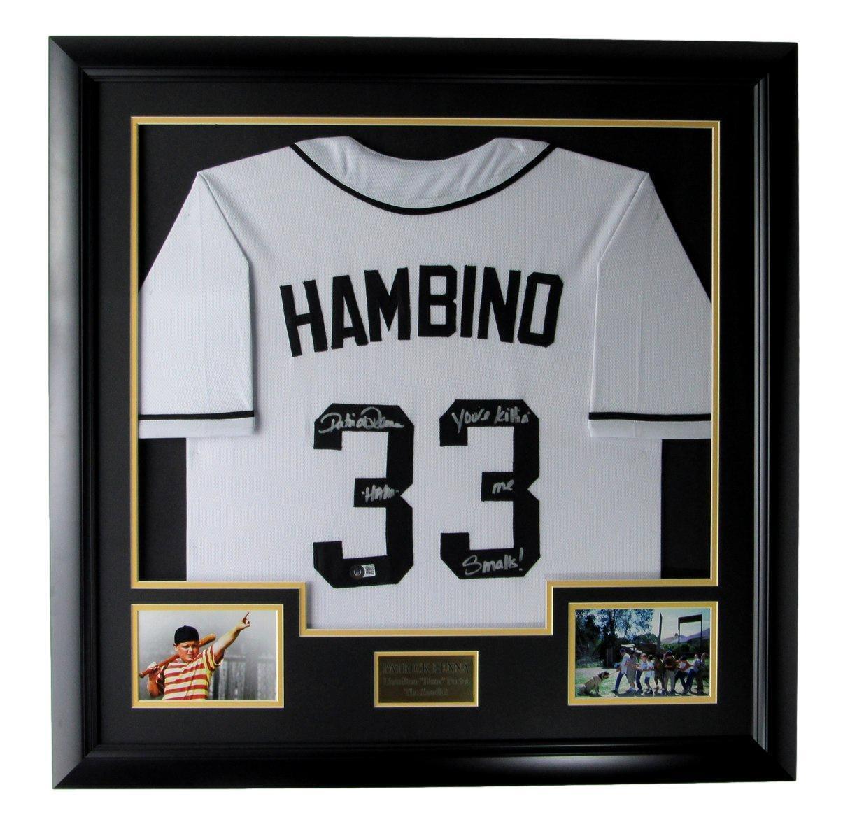 Patrick Renna "Sandlot" Signed Killin Me Smalls Jersey Framed Beckett 165232