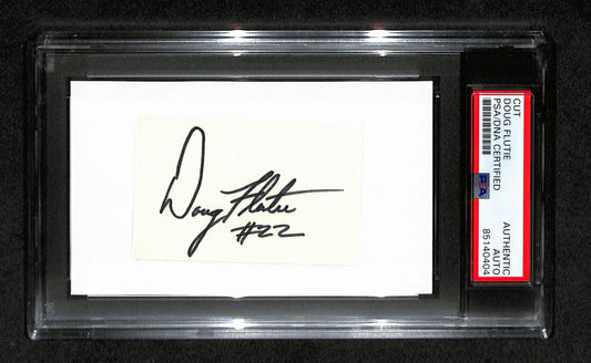 Doug Flutie Autographed 3x5 Cut Card PSA/DNA 186547