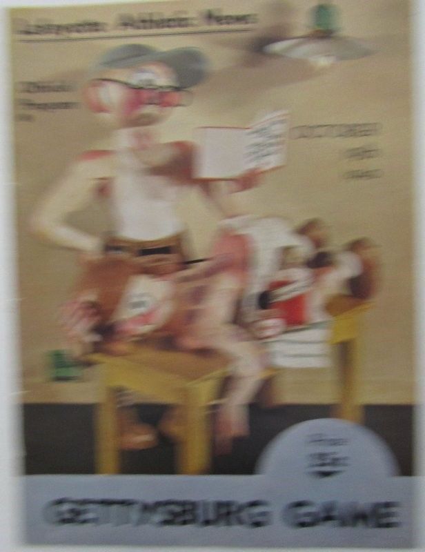 1940 Gettysburg vs. Lafayette College Football Program 10/19/40 130309