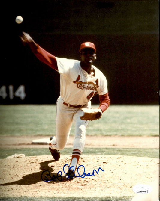 Bob Gibson HOF Signed/Autographed 8x10 Photo St. Louis Cardinals JSA 191445