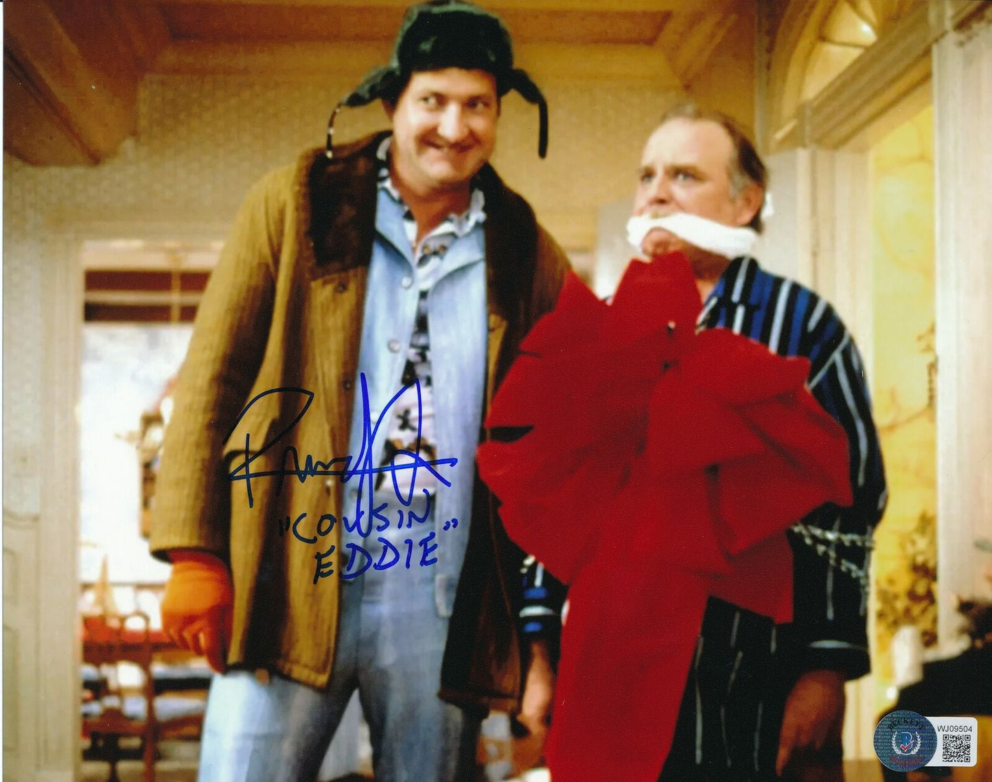 Randy Quaid "Christmas Vacation" Signed/Inscribed 8x10 Photo Beckett 165374