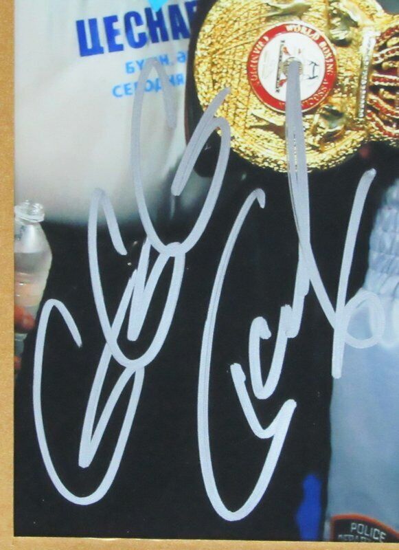 Gennady Glovkin "Triple G" Signed Framed 11x14 inch Color Photo Beckett 139968