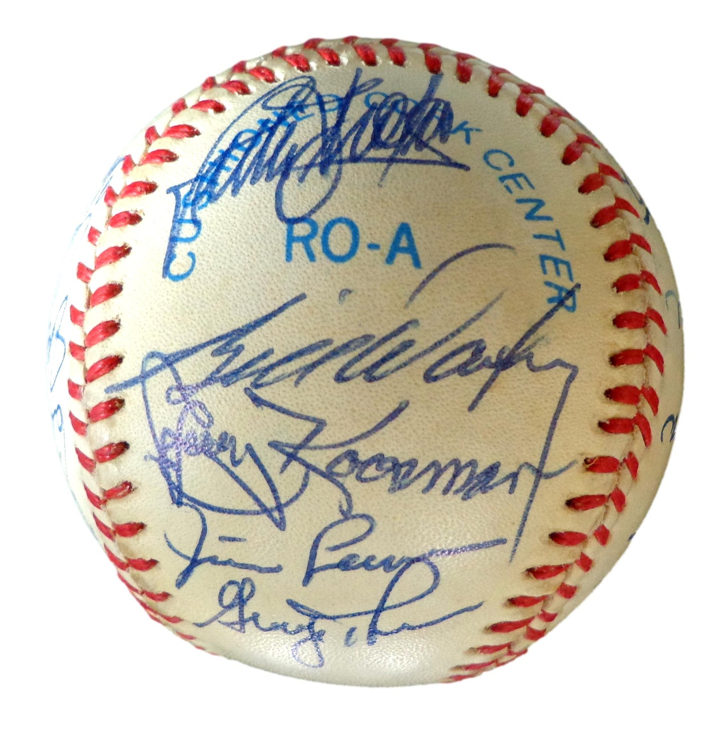 Minnesota Twins Multi-Autographed by 10 Pleayers OAL Baseball 179887