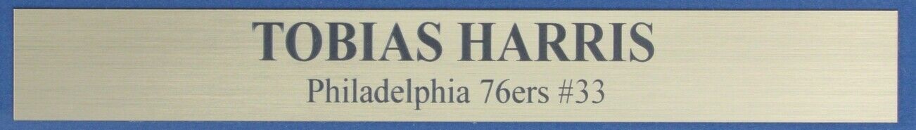 Tobias Harris Philadelphia 76ers Signed 16x20 Photo Framed Beckett 158804