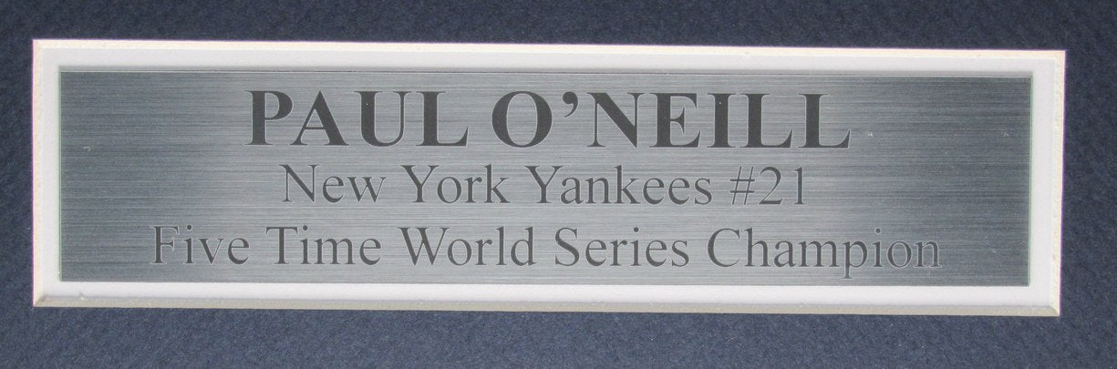 Paul O'Neill Autographed Baseball Jersey New York Yankees Framed Beckett 181964