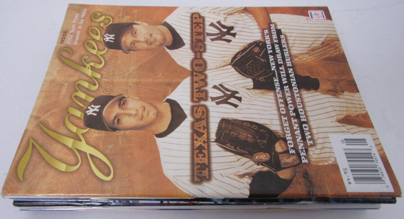 Lot of 10 2002 New York Yankees Magazines Petitte/Clemens 153188