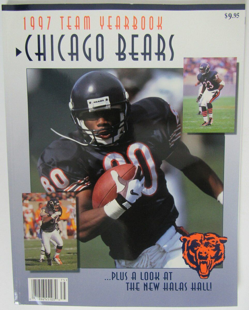 1997 Chicago Bears NFL Football Official Team Yearbook 146148