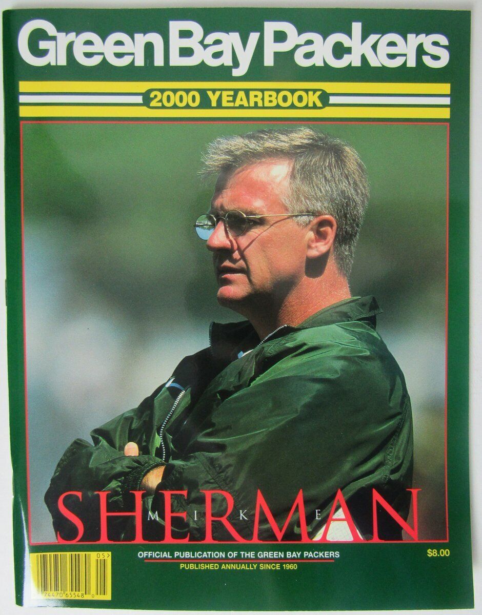 2000 Green Bay Packers NFL Football Official Team Yearbook Mike Sherman 145974