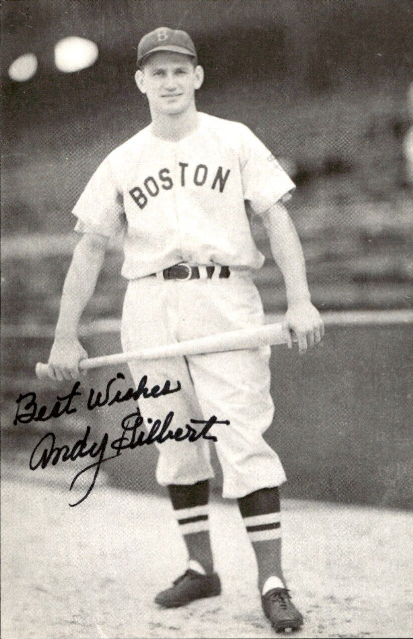 Andy Gilbert Red Sox d. 1982 Signed/Autographed 3x5 Photo 178258