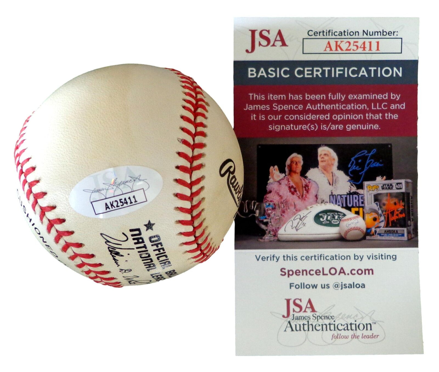 Frank Pearson Autographed ONL Baseball Negro League Black Yankees JSA 179803