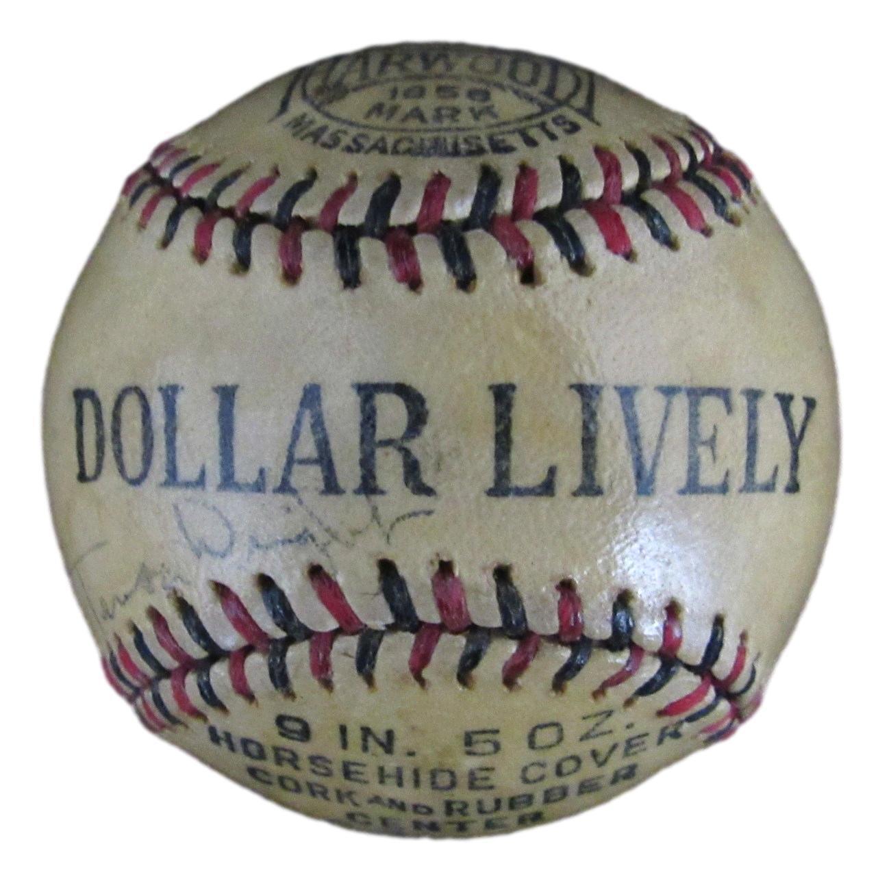 BABE RUTH/Gary Cooper "Pride of the Yankees" Signed Baseball 1942 PSA/DNA 175359