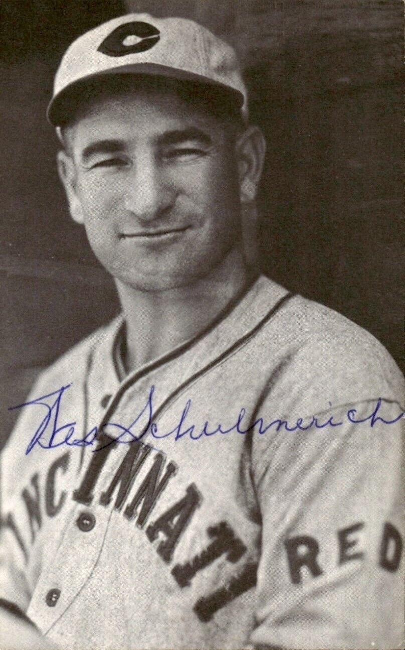 Wes Schulmerich Reds d. 1985 Signed/Autographed 3x5 Photo 178785