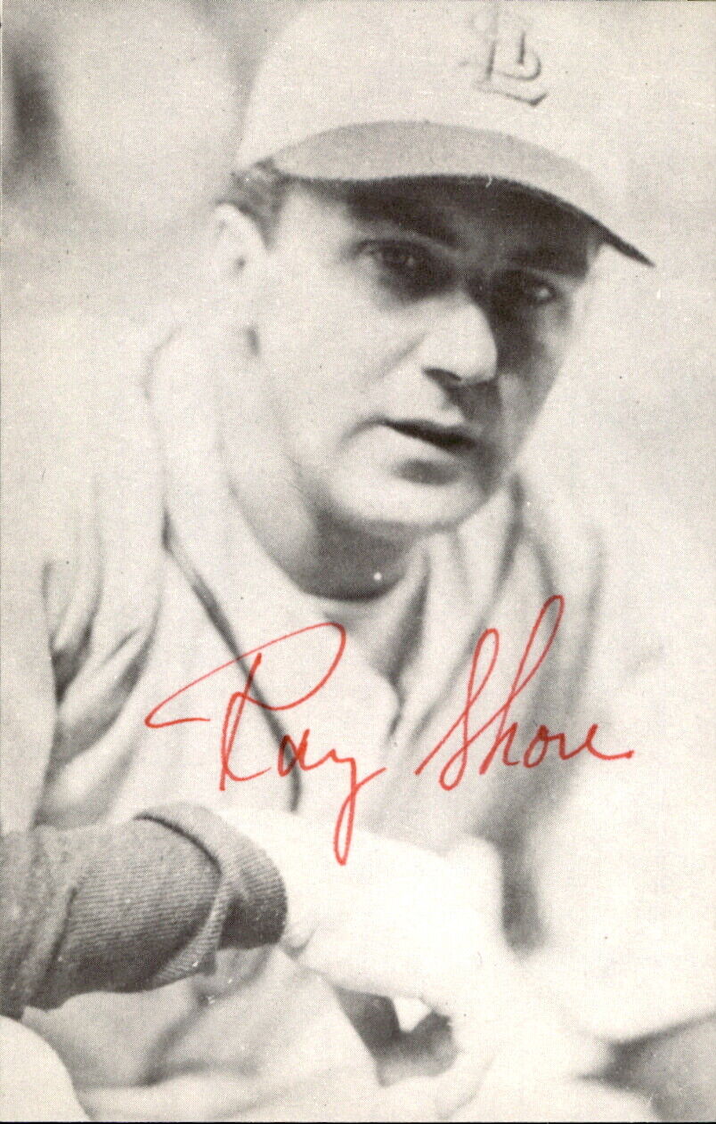 Ray Shore Browns d. 1996 Signed/Autographed 3x5 Photo 179203