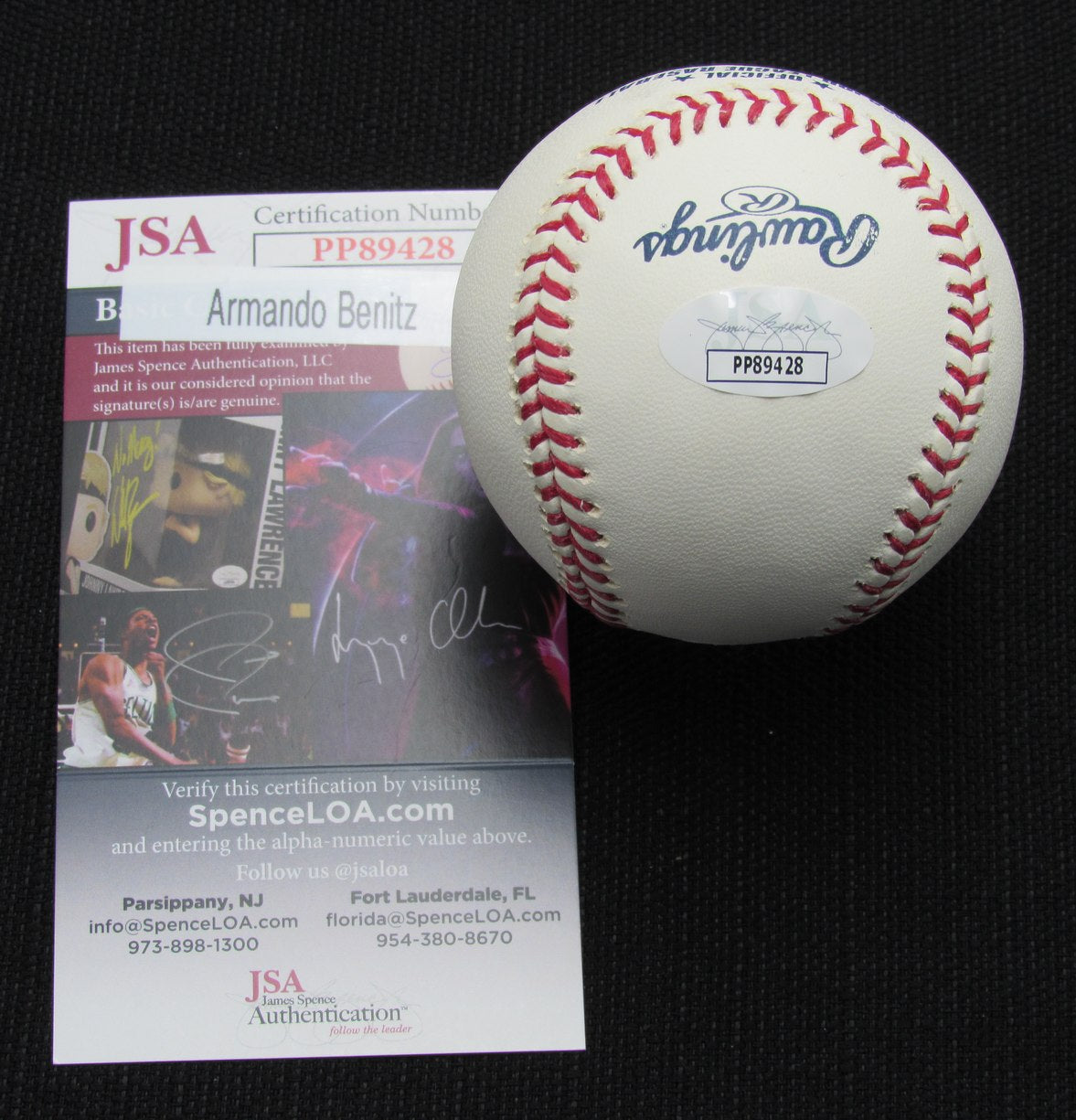 Armando Benitez Signed/Auto Yankees 100th OML Baseball JSA Inscr 186796