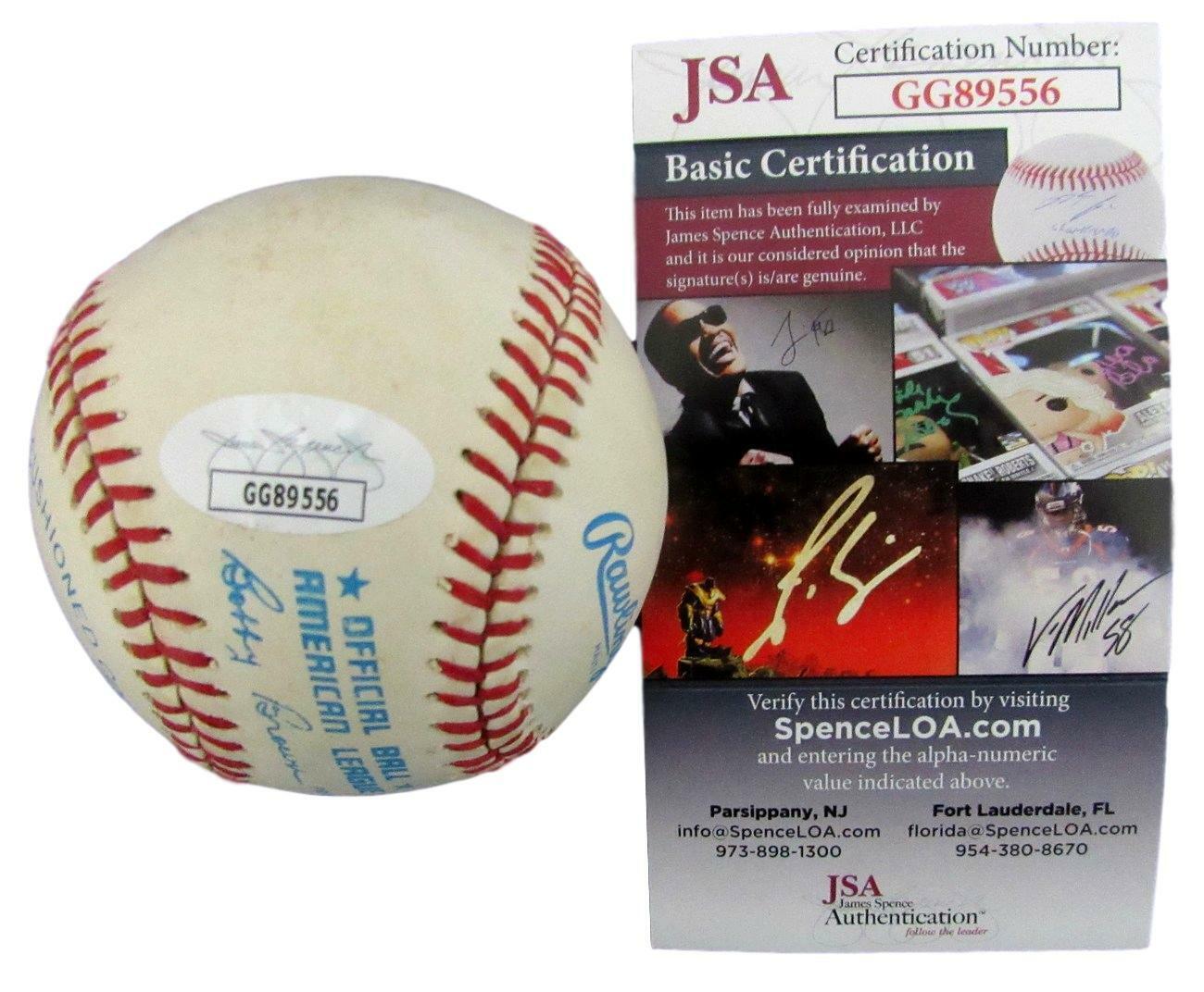 Jeff Robinson Signed/Autographed Giants Rawlings ONL Baseball JSA 149456