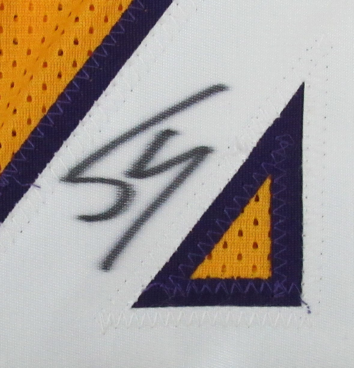 Shaquille O'Neal Autographed Los Angeles Lakers Custom Jersey JSA 186812