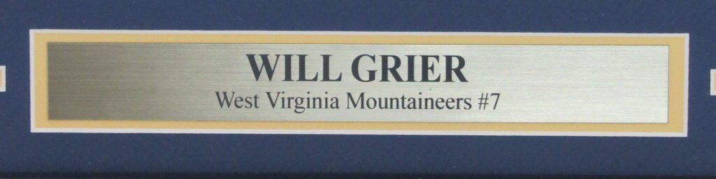 Will Grier WV Mountaineers Signed/Autographed 16x20 Photo Framed JSA 143238