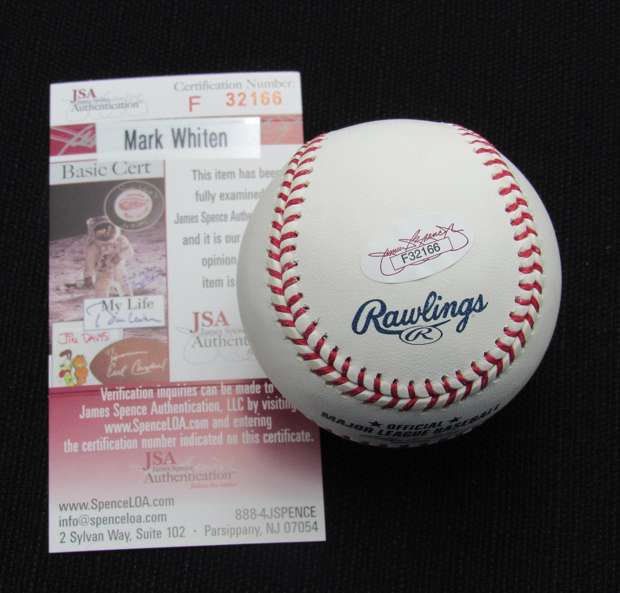 Mark Whiten Signed/Auto Yankees 100th OML Baseball JSA 186960