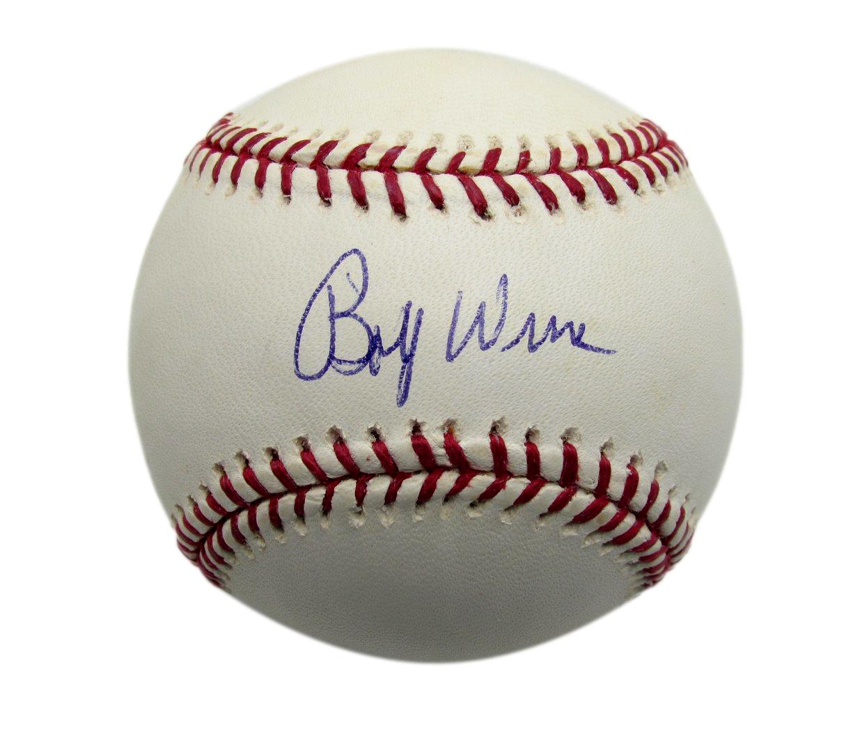 Bobby Wine Signed/Auto Rawlings OML Baseball Philadelphia Phillies JSA 187314