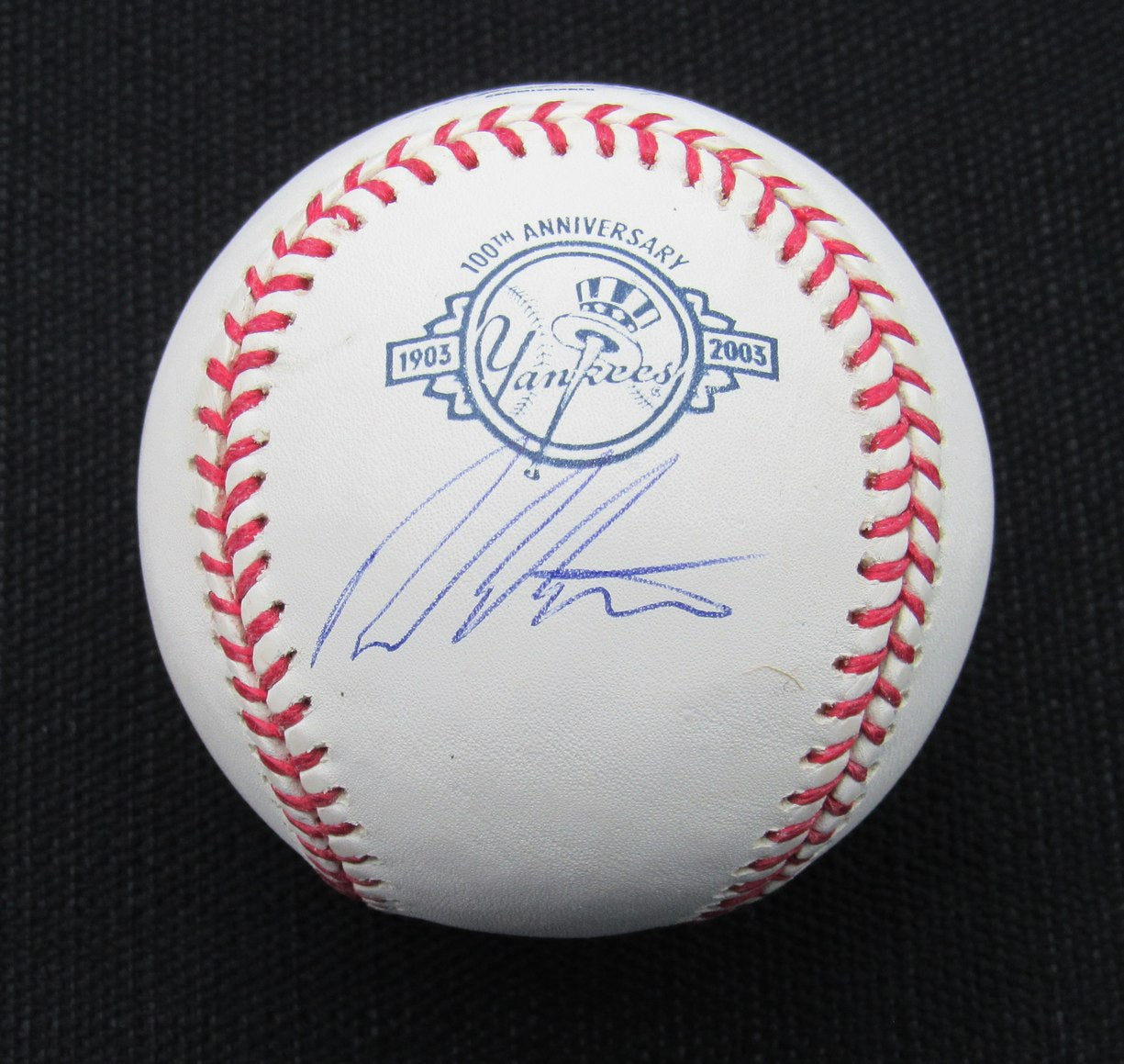 Dellin Betances Signed/Auto Yankees 100th OML Baseball JSA 186698