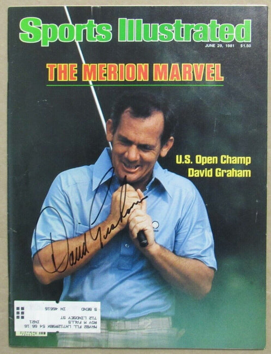 David Graham U.S. Open Champ Signed/Autographed 1981 Sports Illustrated 150251