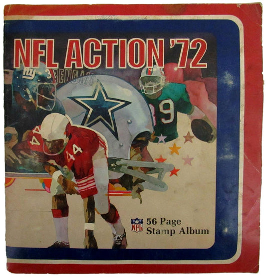 NFL Action '72 Sunoco Stamp Album 56 Pages 165643