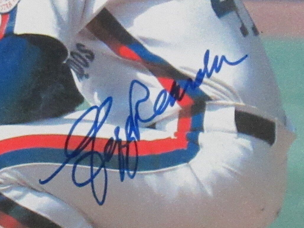 Jeff Reardon Autographed 1982 Montreal Expos Program JSA
