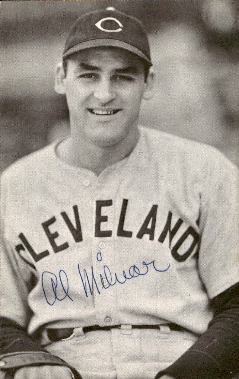 Al Milnar Indians d. 2005 Signed/Autographed 3x5 Photo 178642