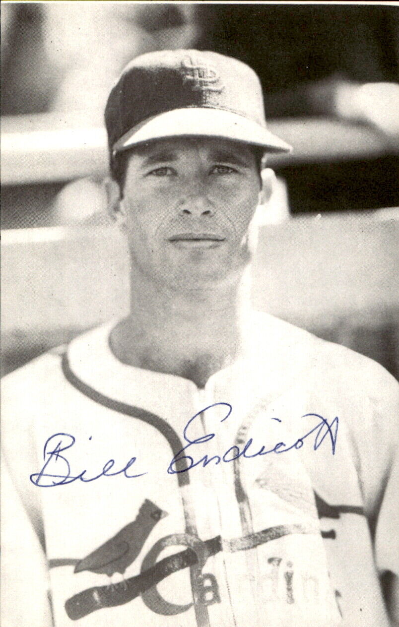 Bill Endicott St. Louis Cardinals Signed/Autographed 3x5 Photo 178206