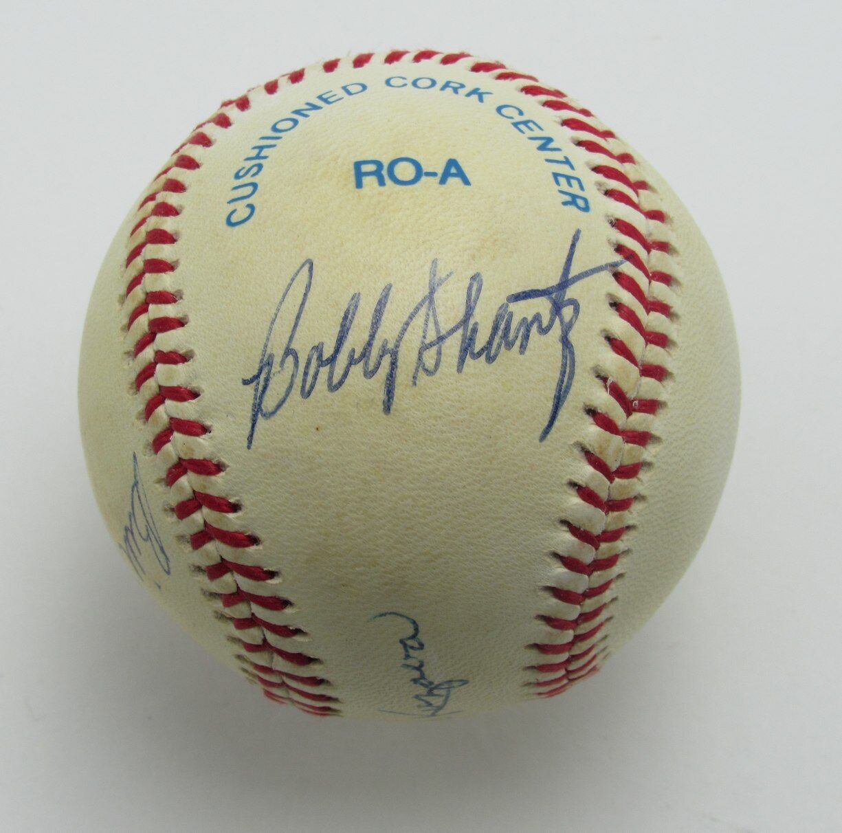 1950's New York Yankees Multi Autographed/Signed OAL Baseball Shantz/B. Miller