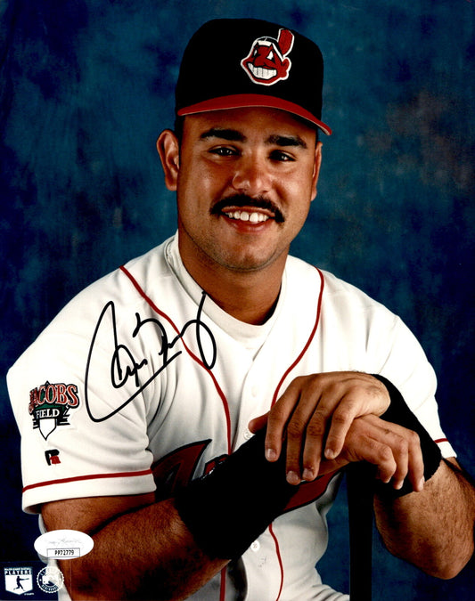 Carlos Baerga Atlanta Braves Signed/Autographed 8x10 Photo JSA 161071