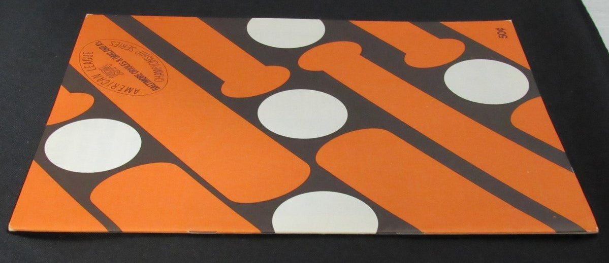 1974 Baltimore Orioles vs. Oakland A's ALCS Game Program 190133